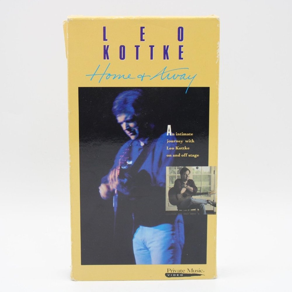 Leo Kottke Home And Away VHS 1989 Private Music Video